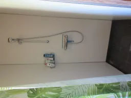 Bathroom with shower at SLAPPE AV holiday home