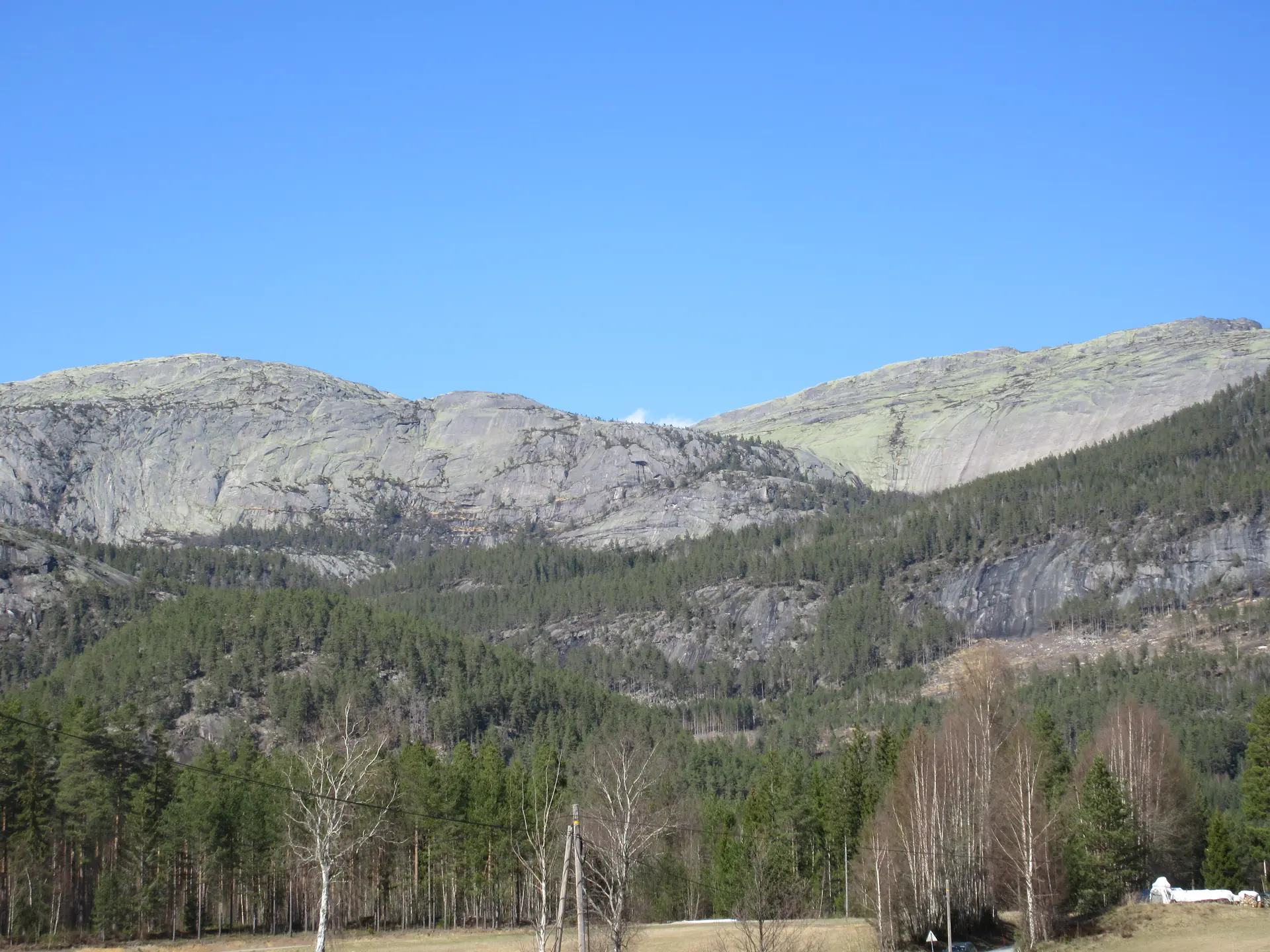 Aussicht vom Roholtfjellet über die Telemark-Landschaft