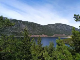 Lake Napevatn in the Telemark region