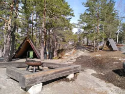 Fire pit near Fyresdal, Telemark